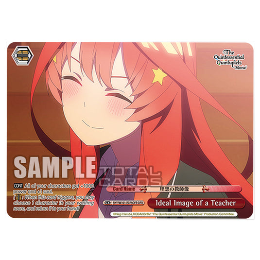 Weiss Schwarz - The Quintessential Quintuplets Movie - Ideal Image of a Teacher (OFR) 5HY/W101-E075OFR