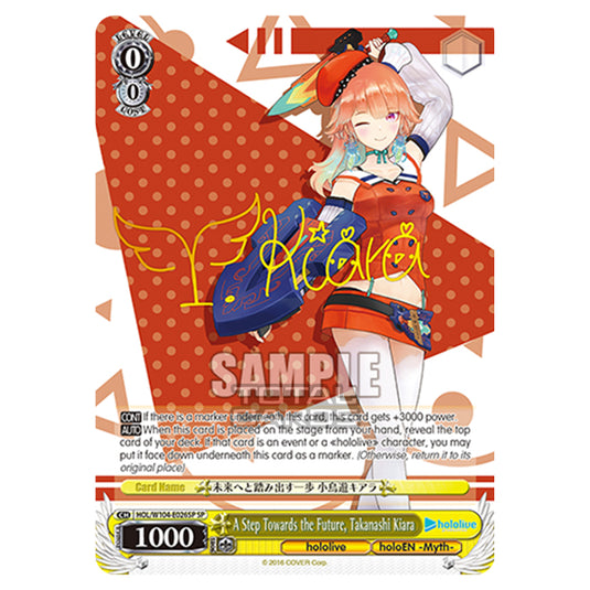 Weiss Schwarz - Hololive Production Vol. 2 - A Step Towards the Future, Takanashi Kiara (SP) HOL/W104-E026SP