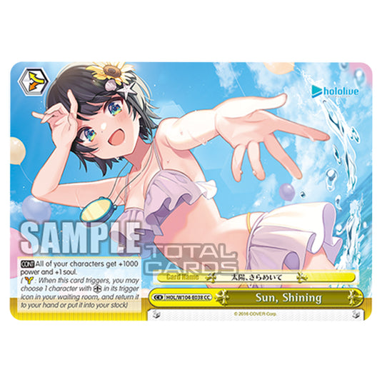 Weiss Schwarz - Hololive Production Vol. 2 - Sun, Shining (CC) HOL/W104-E038