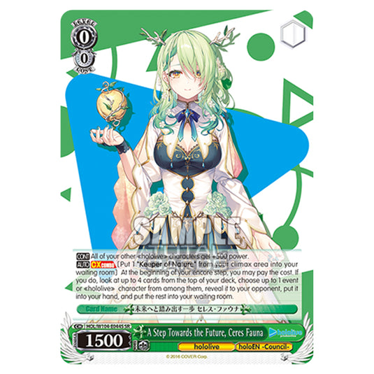 Weiss Schwarz - Hololive Production Vol. 2 - A Step Towards the Future, Ceres Fauna (SR) HOL/W104-E044S