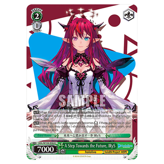 Weiss Schwarz - Hololive Production Vol. 2 - A Step Towards the Future, IRyS (C) HOL/W104-E064