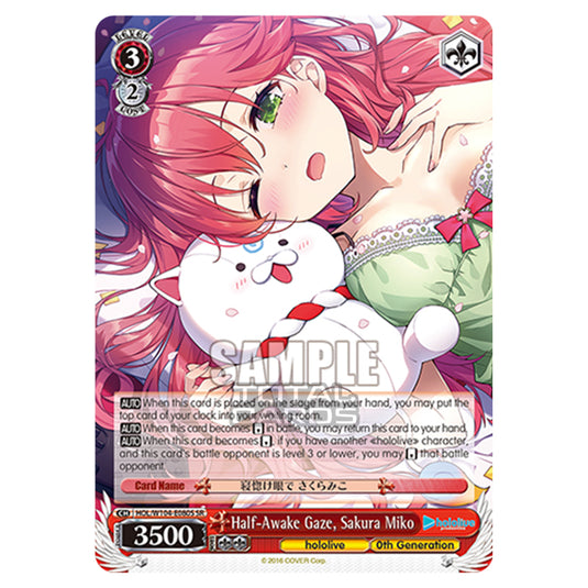 Weiss Schwarz - Hololive Production Vol. 2 - Half-Awake Gaze, Sakura Miko (SR) HOL/W104-E080S