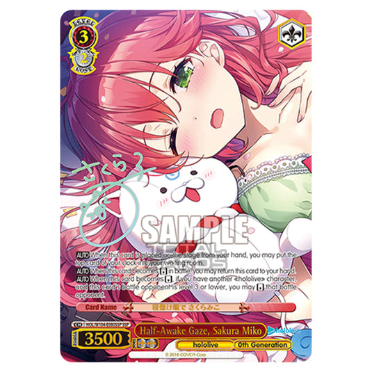 Weiss Schwarz - Hololive Production Vol. 2 - Half-Awake Gaze, Sakura Miko (SSP) HOL/W104-E080SSP