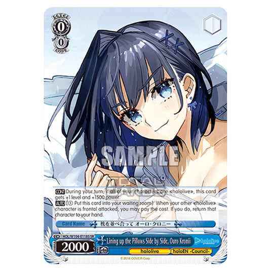 Weiss Schwarz - Hololive Production Vol. 2 - Lining up the Pillows Side by Side, Ouro Kronii (SR) HOL/W104-E118S