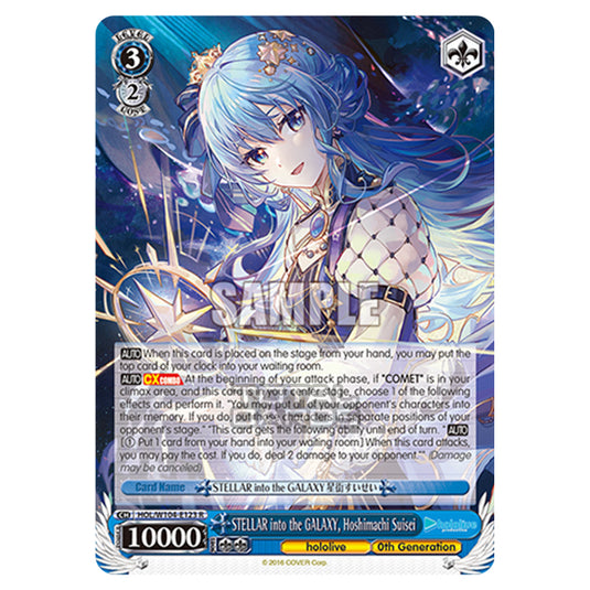 Weiss Schwarz - Hololive Production Vol. 2 - STELLAR into the GALAXY, Hoshimachi Suisei (R) HOL/W104-E123