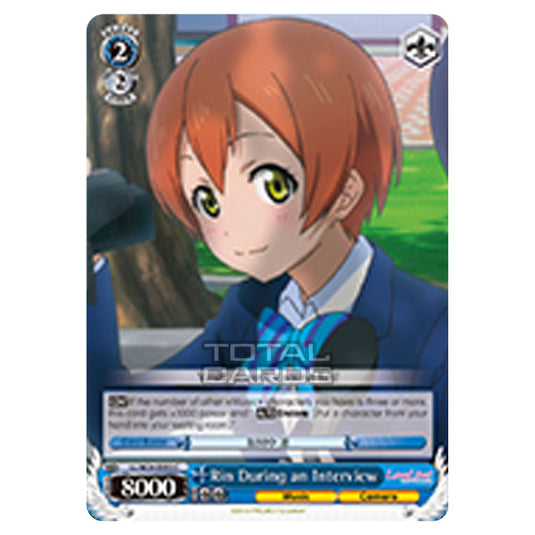 Weiss Schwarz - Love Live! - Rin During an Interview (Common) LL/W24-E093