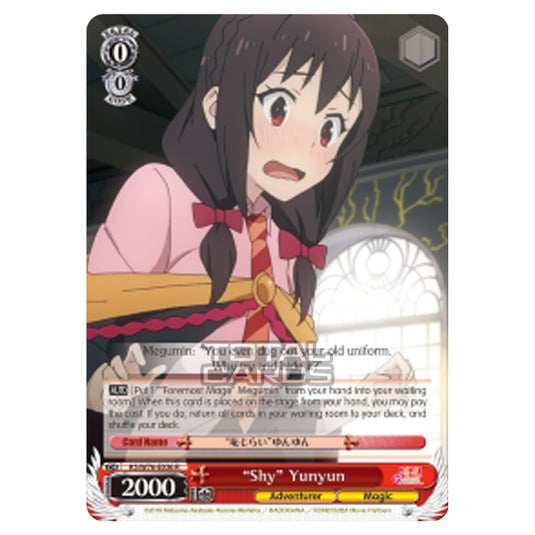 Weiss Schwarz - KONOSUBA - God’s blessing on this wonderful world! Legend of Crimson - "Shy" Yunyun (Rare) KS/W76-E036