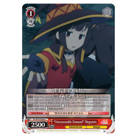 Weiss Schwarz - KONOSUBA - God’s blessing on this wonderful world! Legend of Crimson - "Unreasonable Demand" Megumin (Uncommon) KS/W76-E049