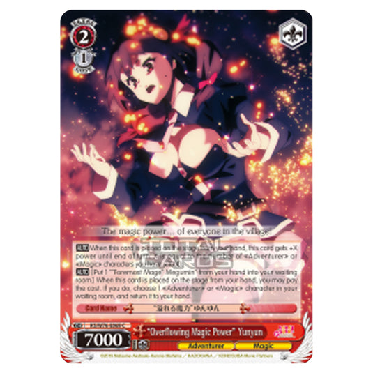 Weiss Schwarz - KONOSUBA - God’s blessing on this wonderful world! Legend of Crimson - "Overflowing Magic Power" Yunyun (Common) KS/W76-E069