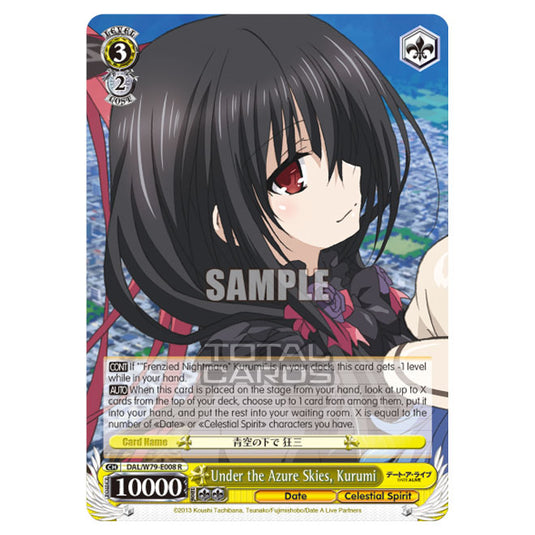 Weiss Schwarz - Date A Live - Under the Azure Skies, Kurumi (R) DAL/W79-E008