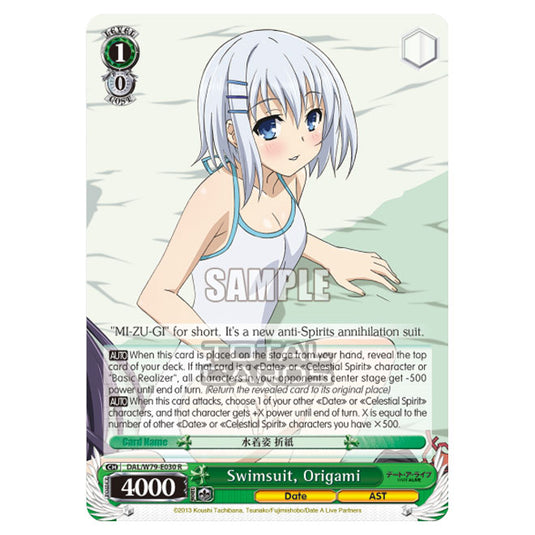 Weiss Schwarz - Date A Live - Swimsuit, Origami (R) DAL/W79-E030