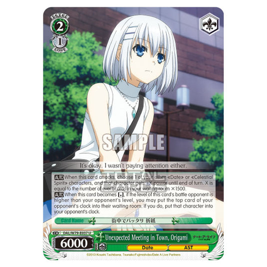 Weiss Schwarz - Date A Live - Unexpected Meeting in Town, Origami (U) DAL/W79-E037