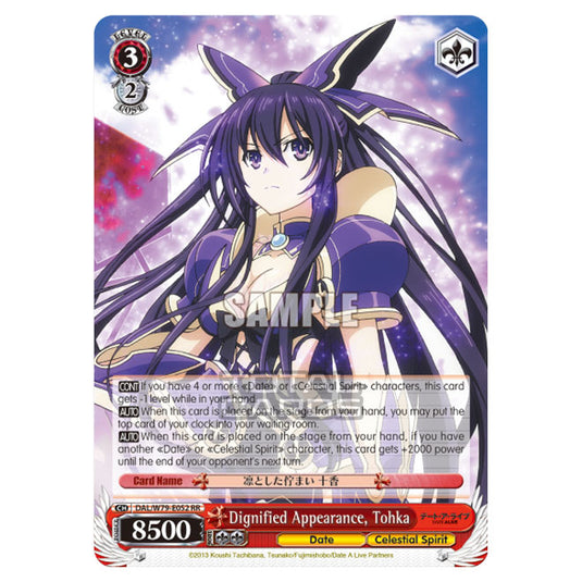 Weiss Schwarz - Date A Live - Dignified Appearance, Tohka (RR) DAL/W79-E052