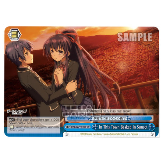 Weiss Schwarz - Date A Live - In This Town Basked in Sunset (CR) DAL/W79-E098