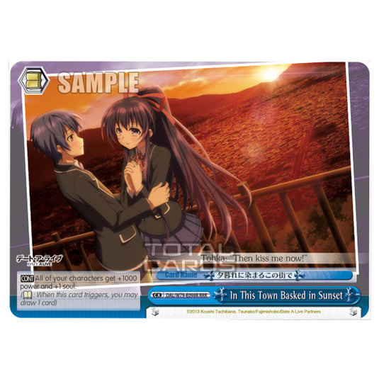 Weiss Schwarz - Date A Live - In This Town Basked in Sunset (RRR) DAL/W79-E098R