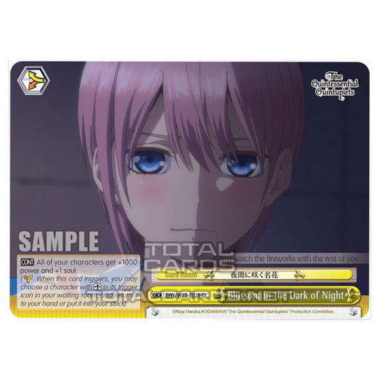 Weiss Schwarz - The Quintessential Quintuplets - Blossom in the Dark of Night (CC) 5HY/W83-E026
