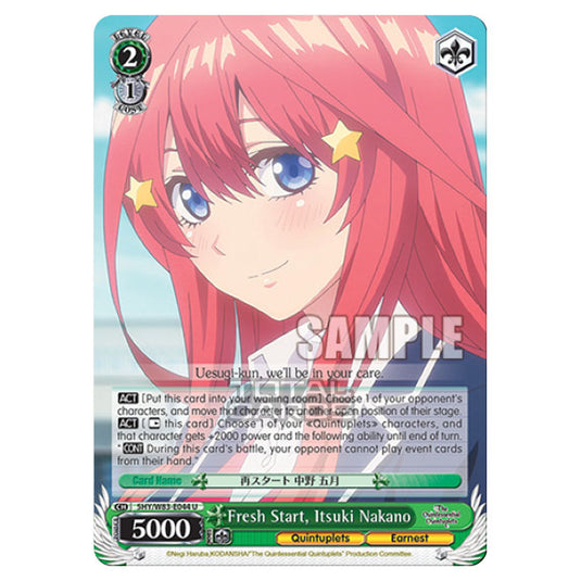 Weiss Schwarz - The Quintessential Quintuplets - Fresh Start, Itsuki Nakano (U) 5HY/W83-E044