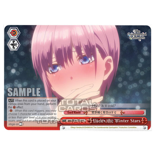 Weiss Schwarz - The Quintessential Quintuplets - Under the Winter Stars (CC) 5HY/W83-E103