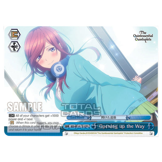 Weiss Schwarz - The Quintessential Quintuplets - Opening up the Way (RRR) 5HY/W83-E133R