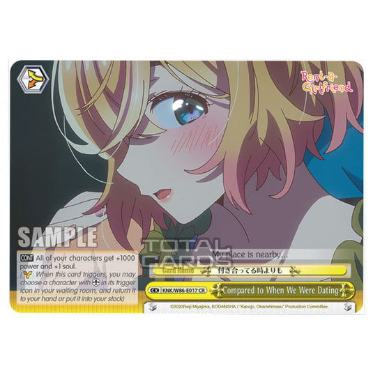 Weiss Schwarz - Rent-A-Girlfriend - Compared to When We Were Dating (CR) KNK/W86-E017