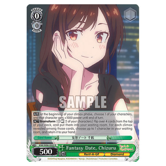 Weiss Schwarz - Rent-A-Girlfriend - Fantasy Date, Chizuru (R) KNK/W86-E022