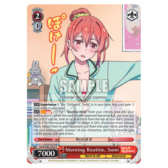 Weiss Schwarz - Rent-A-Girlfriend - Morning Routine, Sumi (R) KNK/W86-E055