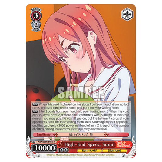 Weiss Schwarz - Rent-A-Girlfriend - High-End Specs, Sumi (R) KNK/W86-E057