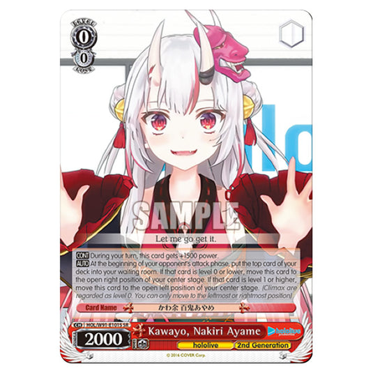 Weiss Schwarz - Hololive Production - Kawayo, Nakiri Ayame (SP) HOL/W91-E101S