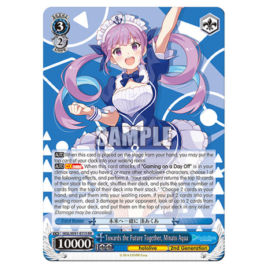 Weiss Schwarz - Hololive Production - Towards the Future Together, Minato Aqua (RR) HOL/W91-E115