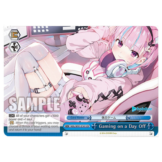 Weiss Schwarz - Hololive Production - Gaming on a Day Off (CR) HOL/W91-E141