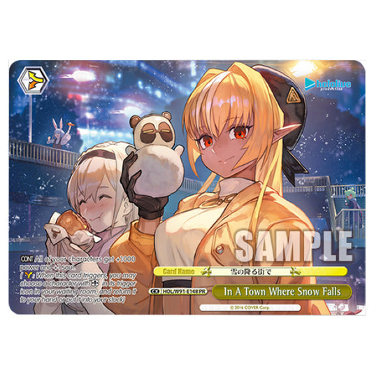 Weiss Schwarz - Hololive Production - In A Town Where Snow Falls (PR) HOL/W91-E148