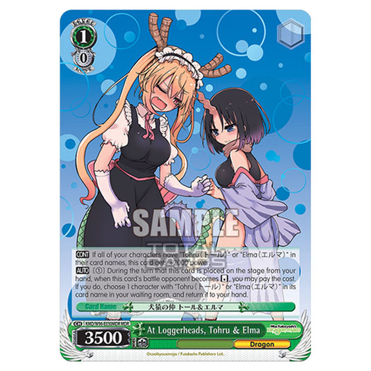 Weiss Schwarz - Miss Kobayashi's Dragon Maid - At Loggerheads, Tohru & Elma (MDR) KMD/W96-E030MDR