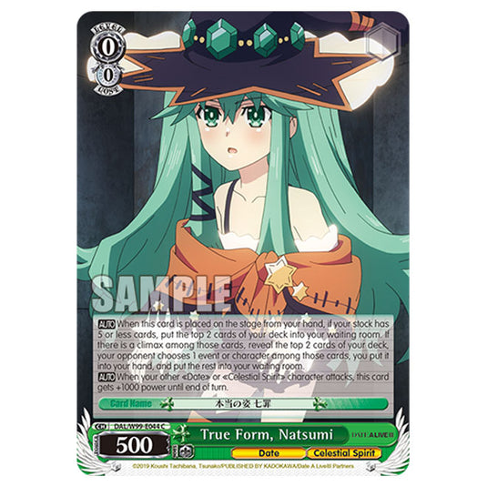 Weiss Schwarz - Date A Live Vol.2 - True Form, Natsumi (C) DAL/W99-E044