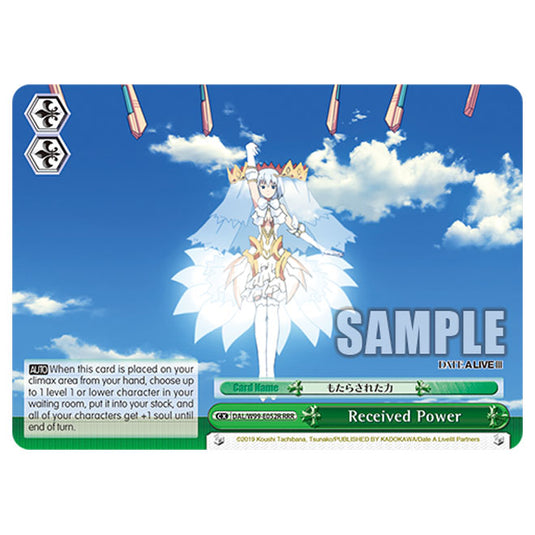 Weiss Schwarz - Date A Live Vol.2 - Received Power (RRR) DAL/W99-E052R