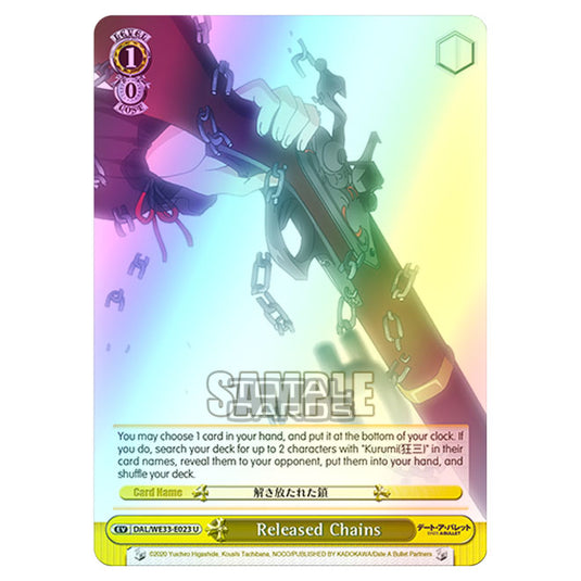 Weiss Schwarz - Date A Bullet - Released Chains (U) DAL/WE33-E023 (Foil)