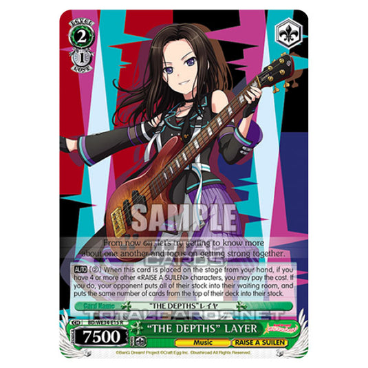 Weiss Schwarz - Morfonica × RAISE A SUILEN - "THE DEPTHS" LAYER (R) BD/WE34-E15