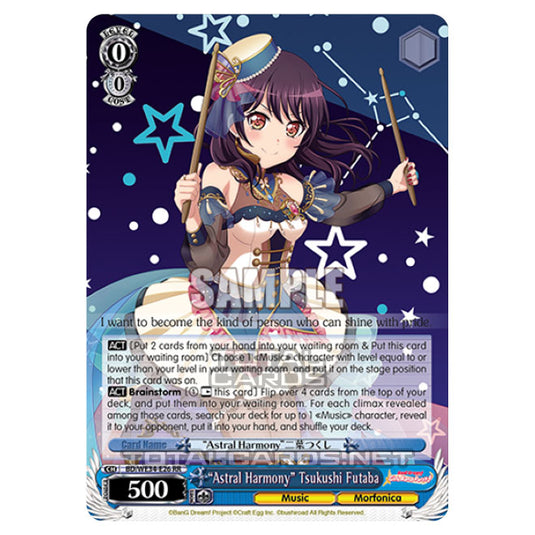 Weiss Schwarz - Morfonica × RAISE A SUILEN - "Astral Harmony" Tsukushi Futaba (RR) BD/WE34-E26