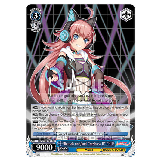 Weiss Schwarz - Morfonica × RAISE A SUILEN - "Rausch und/and Craziness Ⅱ" CHU² (RR) BD/WE34-E29