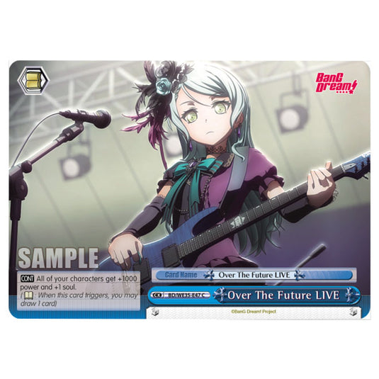 Weiss Schwarz - Bang Dream Popping Party Roselia - Over The Future LIVE (C) BD/WE35-E47