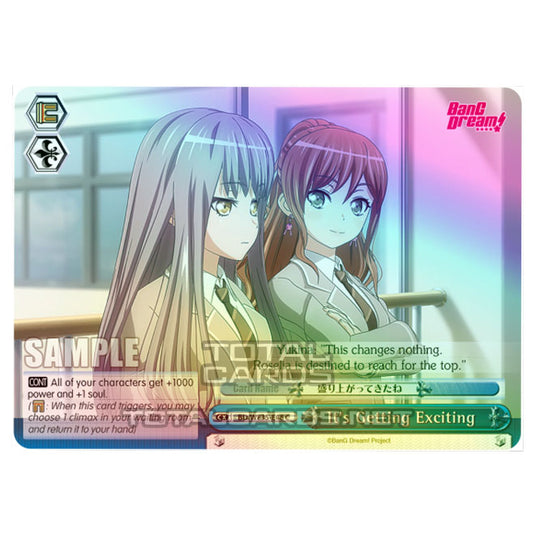 Weiss Schwarz - Bang Dream Popping Party Roselia - It's Getting Exciting (C) BD/WE35-E48 (Foil)