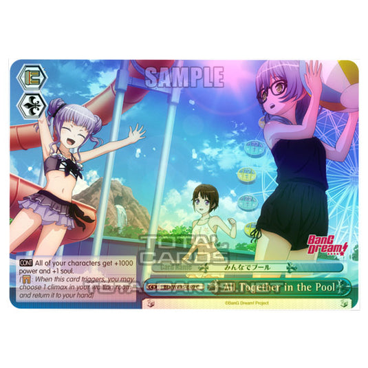 Weiss Schwarz - Bang Dream Popping Party Roselia - All Together in the Pool (C) BD/WE35-E49 (Foil)