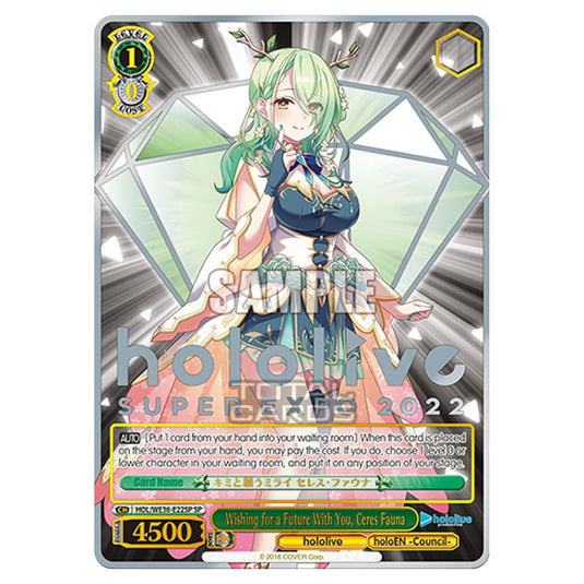 Weiss Schwarz - Premium Hololive Production - Wishing for a Future With You, Ceres Fauna (SP) HOL/WE36-E22SP