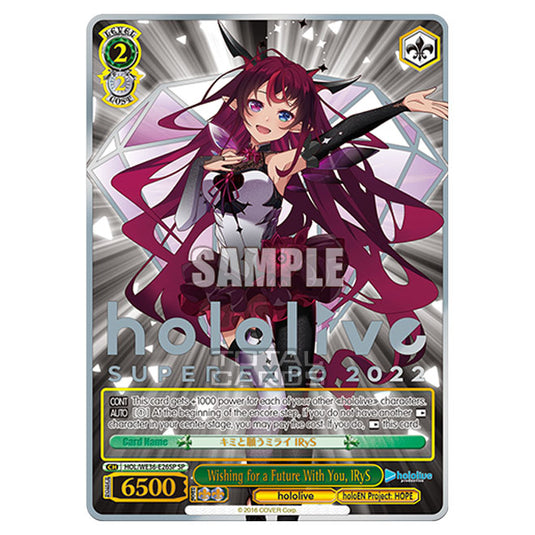 Weiss Schwarz - Premium Hololive Production - Wishing for a Future With You, IRyS (SP) HOL/WE36-E26SP