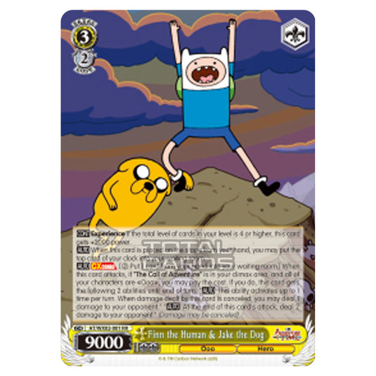 Weiss Schwarz - Adventure Time - Finn the Human & Jake the Dog (Double Rare) AT/WX02-001