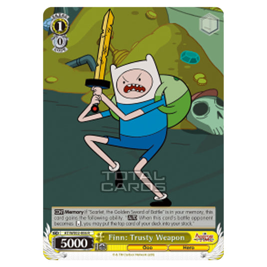 Weiss Schwarz - Adventure Time - Finn: Trusty Weapon (Rare) AT/WX02-006