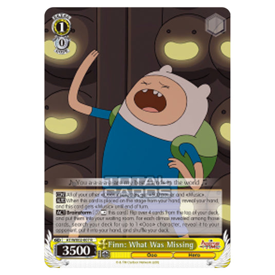 Weiss Schwarz - Adventure Time - Finn: What Was Missing (Rare) AT/WX02-007