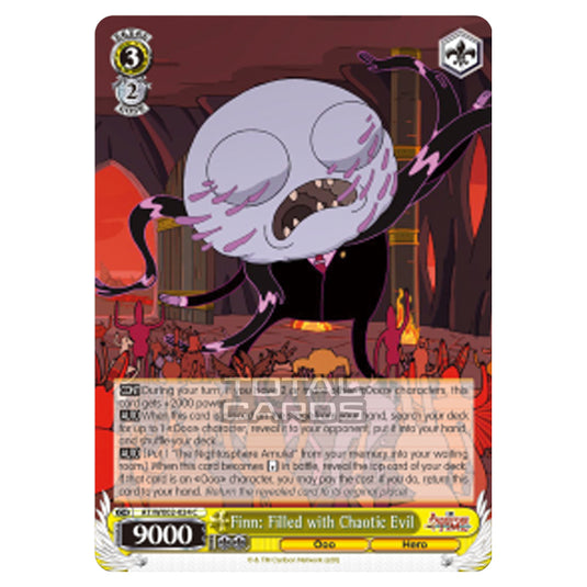 Weiss Schwarz - Adventure Time - Finn: Filled with Chaotic Evil (Common) AT/WX02-024