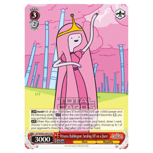 Weiss Schwarz - Adventure Time - Princess Bubblegum: Sending Off on a Quest (Super Rare) AT/WX02-041S