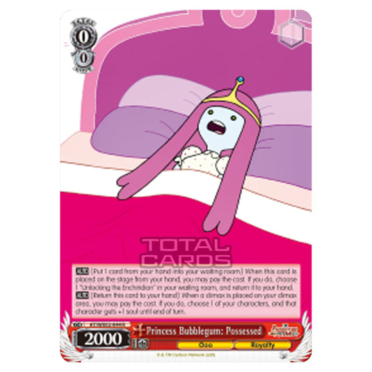 Weiss Schwarz - Adventure Time - Princess Bubblegum: Possessed (Rare) AT/WX02-044