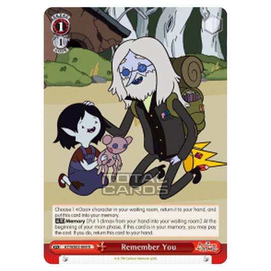 Weiss Schwarz - Adventure Time - Remember You (Rare) AT/WX02-069